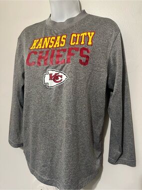 Kansas City Chiefs Gray Long Sleeve Tee